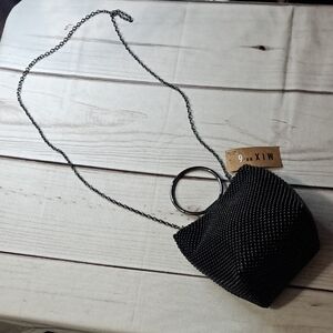 Mix It Date Night Elegant Black Chain Bag